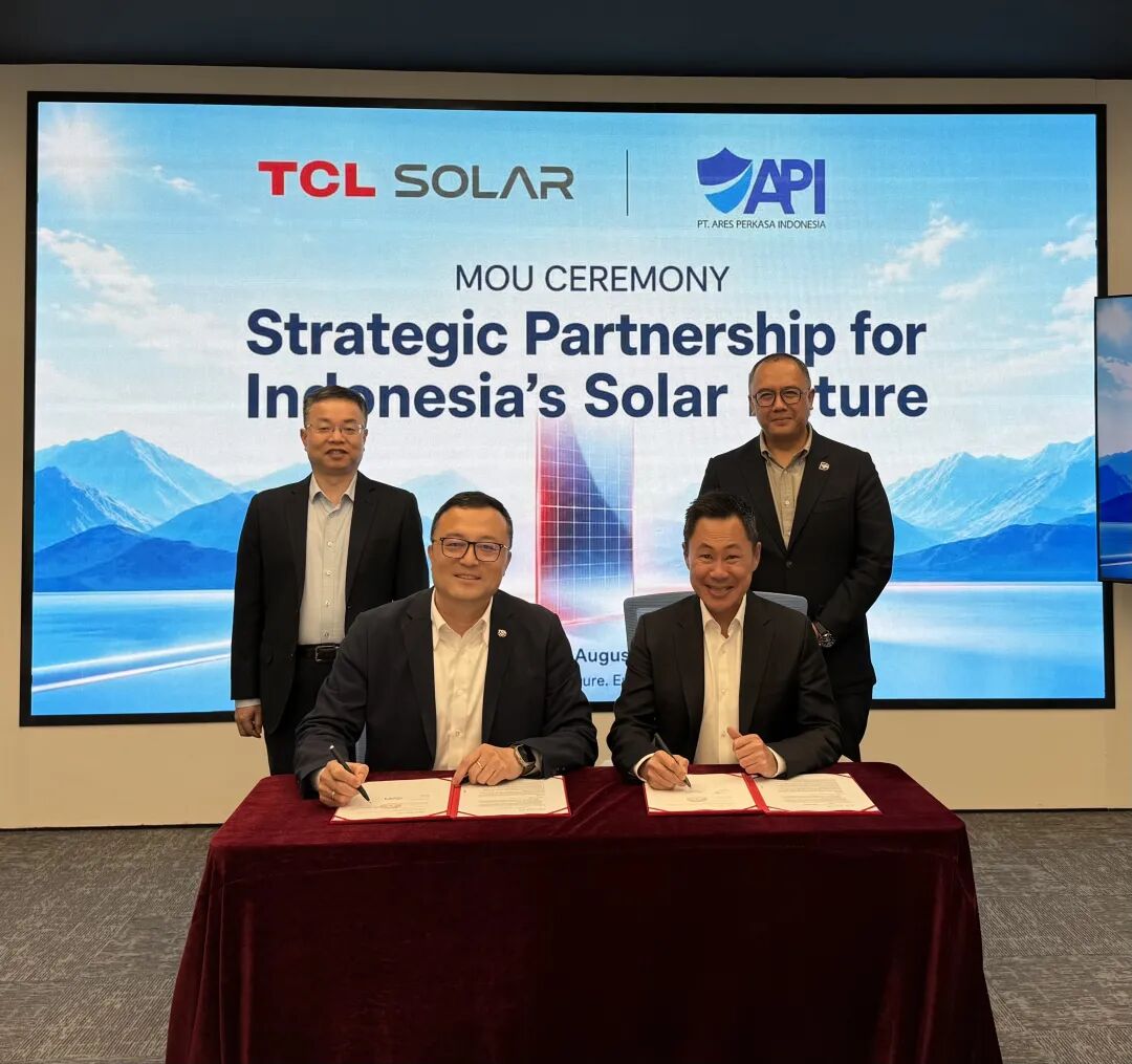 深化东南亚布局！TCL Solar签约印尼合作伙伴1